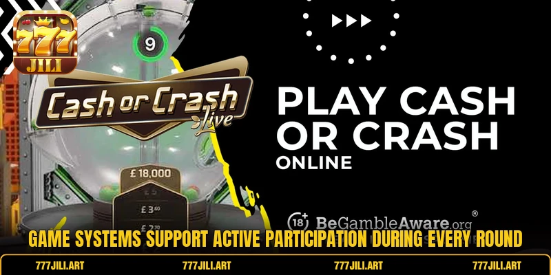 Game systems support active participation during every round