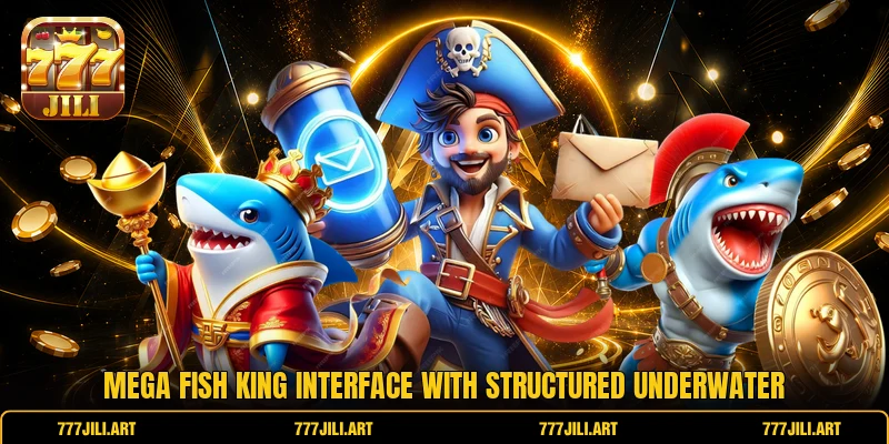 Mega fish king interface with structured underwater