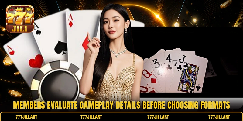 Members evaluate gameplay details before choosing formats