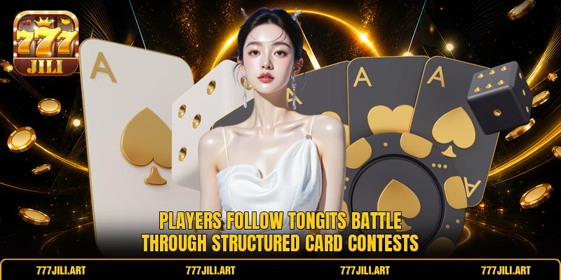 Players follow Tongits Battle through structured card contests