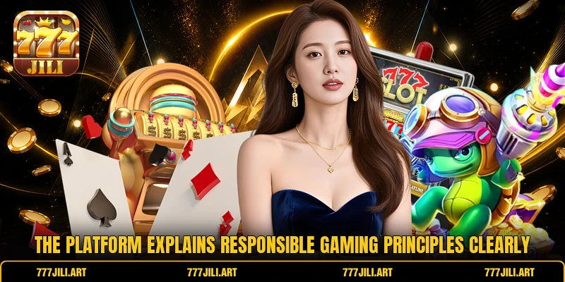 The platform explains responsible gaming principles clearly
